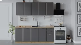 Кухонный гарнитур «Белладжио» длиной 200 см
